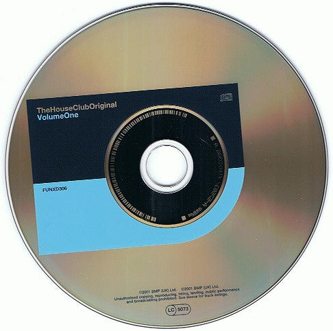 Various : The House Club Original Volume One (CD, Comp)