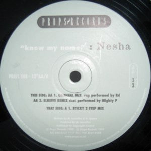 Nesha : Know My Name (12")