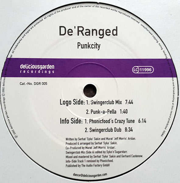 De'Ranged : Punkcity (12")