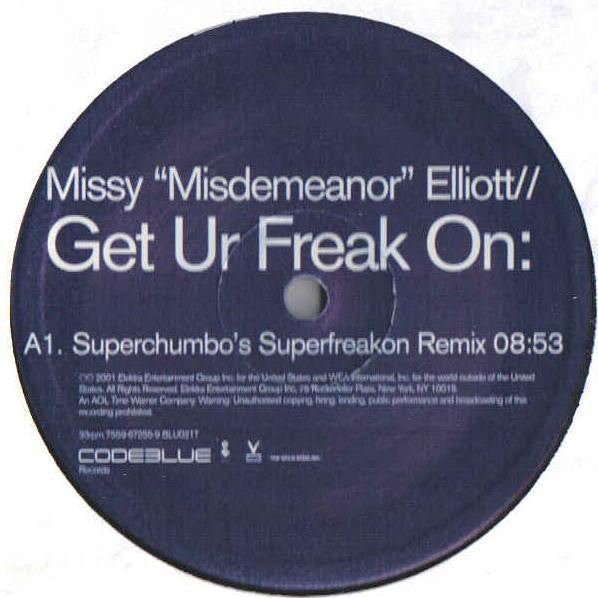 Missy Elliott : Get Ur Freak On (12", S/Sided, S/Edition)