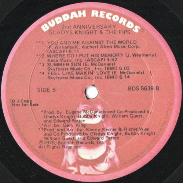 Gladys Knight & The Pips* : 2nd Anniversary (LP, Album, Promo)