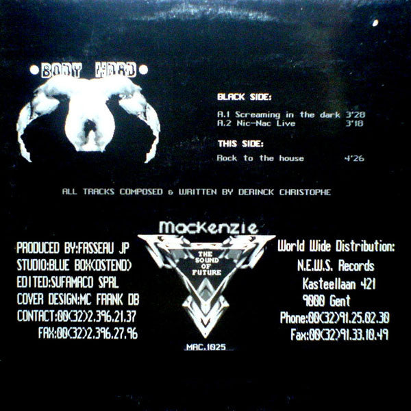 Body Hard : Screaming In The Dark (12")