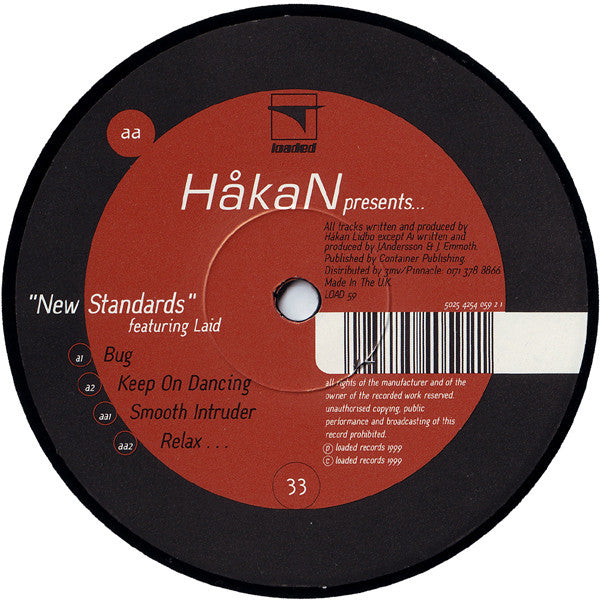 Håkan* Featuring Laid : New Standards (12")