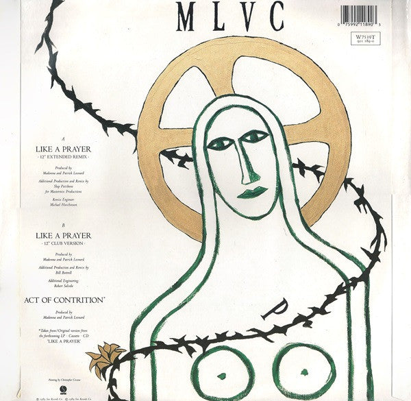 Madonna : Like A Prayer (12", Single)