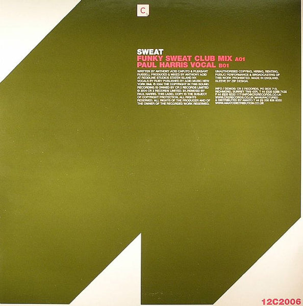 Anthony Acid Feat. Ruby (2) : Sweat (12")