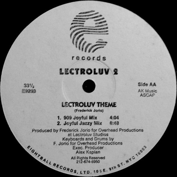 Lectroluv : Lectroluv 2 (12")
