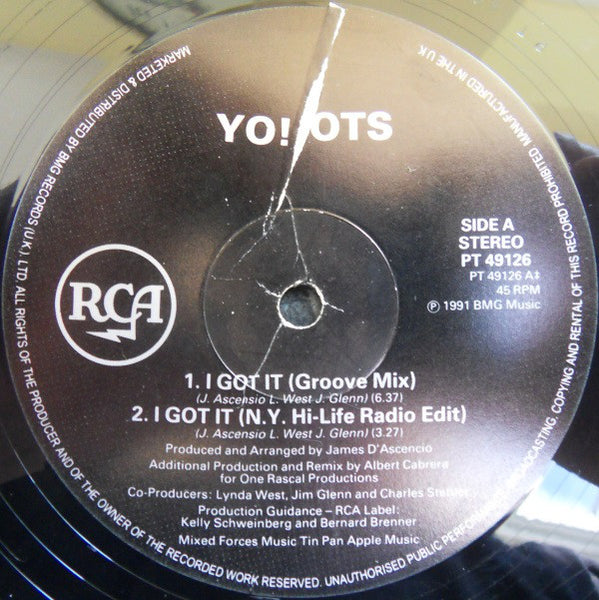 YO! BOTS* : I Got It (The Mixes) (12")