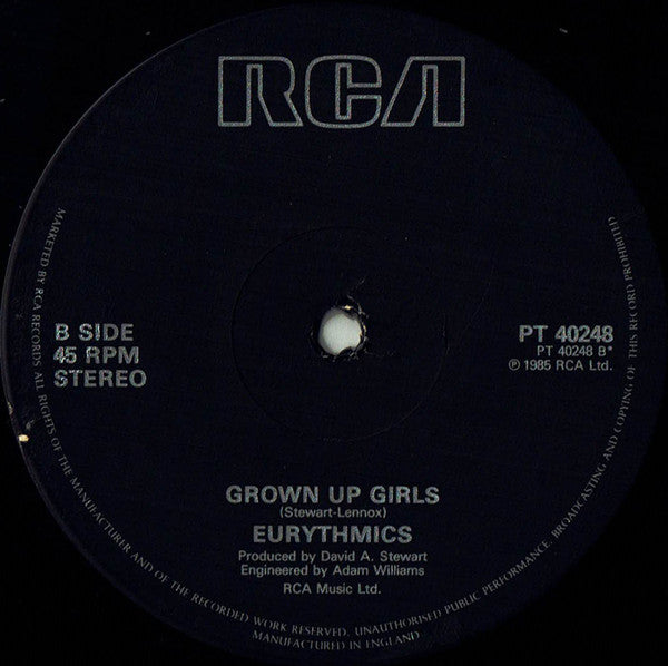 Eurythmics : There Must Be An Angel (Playing With My Heart) (12", Single)