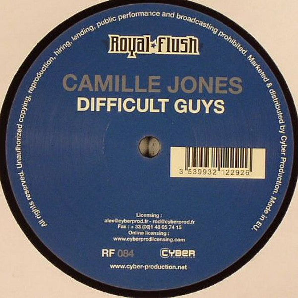 Camille Jones : Difficult Guys (12")