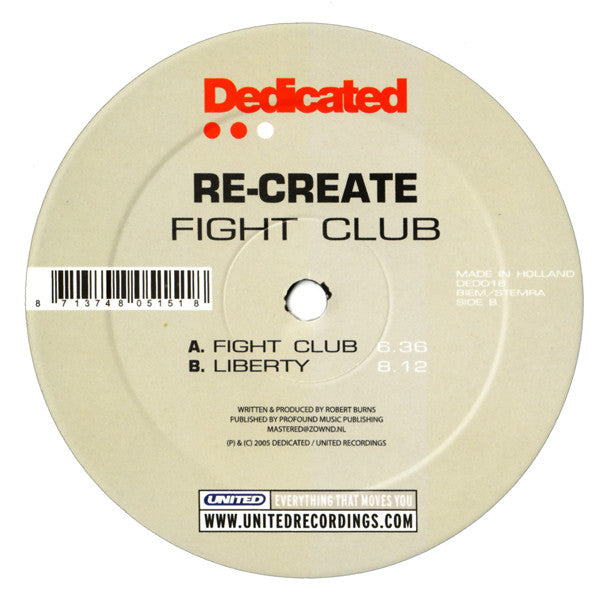 Re-Create : Fight Club (12")