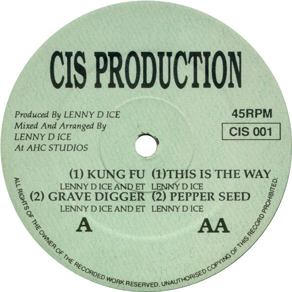 CIS Production : Kung Fu (12")