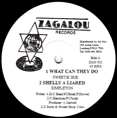 Sweetie Irie / Simpleton / Lieutenant Stitchie / Sugar D : Untitled (12")