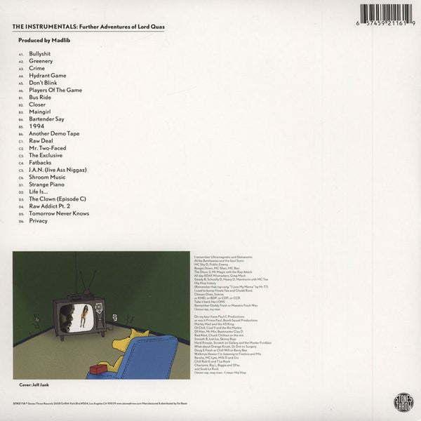 Quasimoto : Further Instrumentals (2xLP, Album, RE)