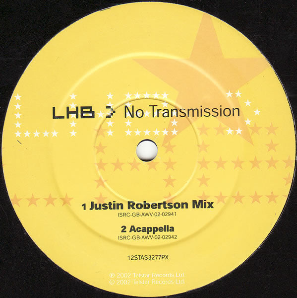LHB : No Transmission (12", S/Sided, Ltd, Promo)