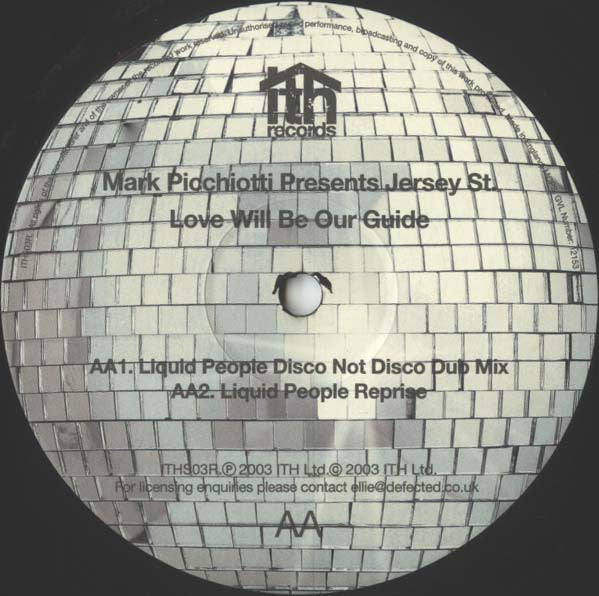Mark Picchiotti Presents Jersey St.* : Love Will Be Our Guide (12")