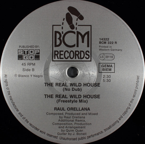 Raul Orellana* : The Real Wild Remix (12")