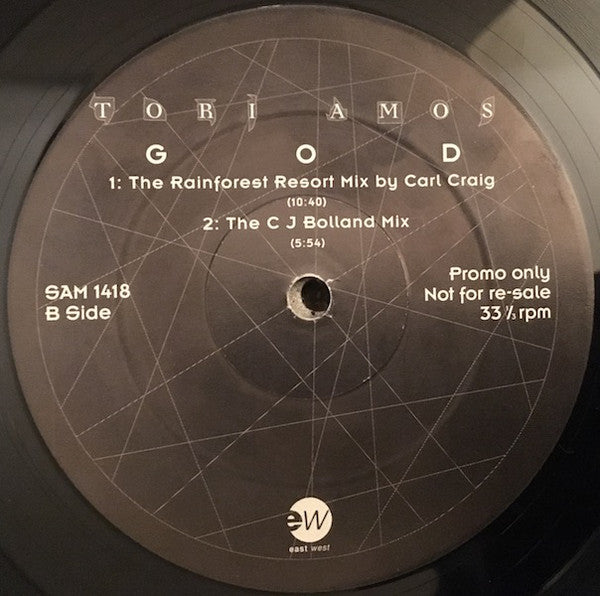 Tori Amos : God (The Carl Craig And C J Bolland Remixes) (12", Promo)