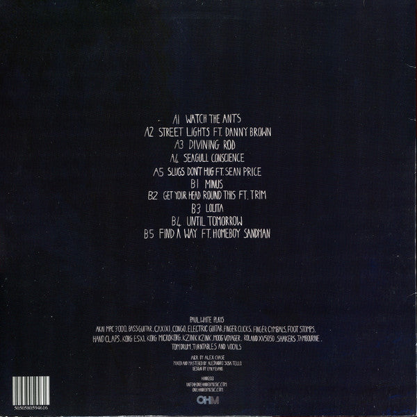 Paul White (4) : Watch The Ants (12",  EP)