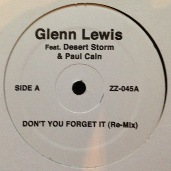 Glenn Lewis : Don't You Forget It / Special Delivery  (12", Unofficial)