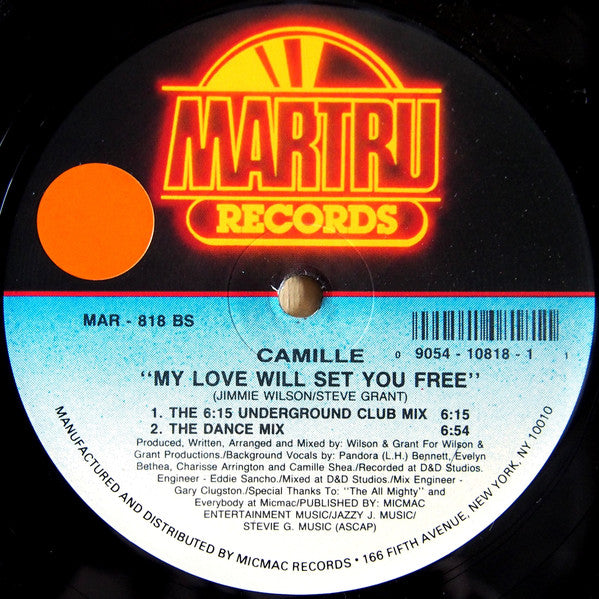 Camille (2) : My Love Will Set You Free (12")