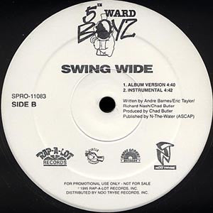 5th Ward Boyz : Situations / Swing Wide (12", Promo)