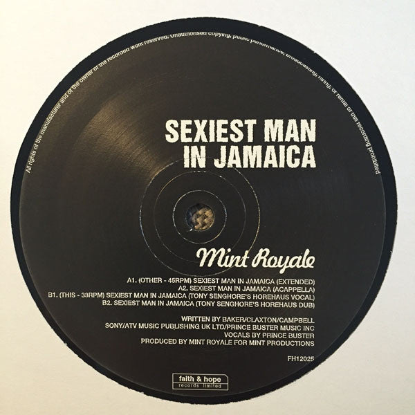 Mint Royale : Sexiest Man In Jamaica (12")