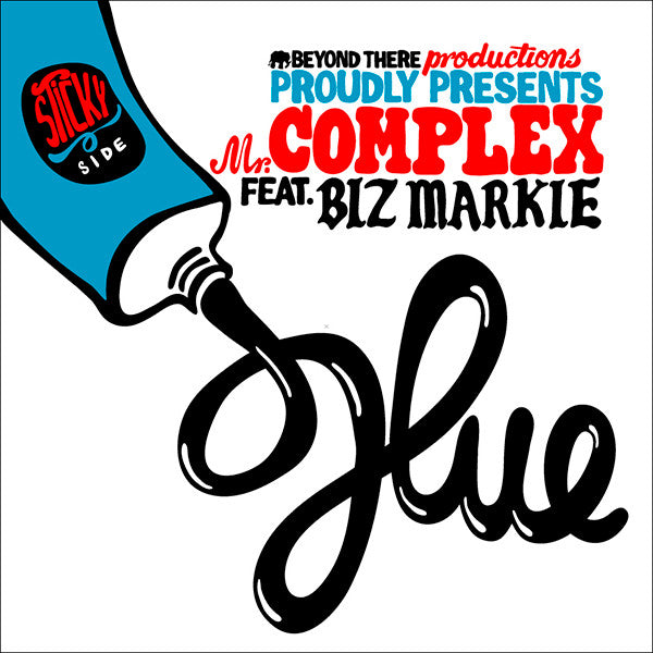 Mr. Complex Feat. Biz Markie & L-Fudge : Glue / Scrape Your Back Out (12")