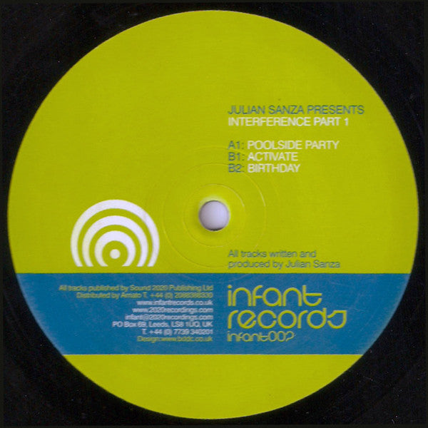 Julian Sanza : Interference Part 1 (12")