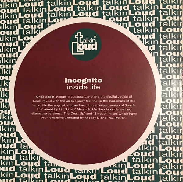 Incognito : Inside Life (12")