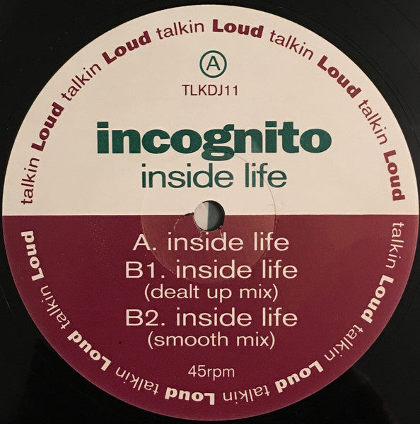 Incognito : Inside Life (12")