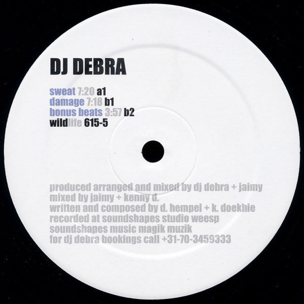 DJ Debra : Sweat (12")