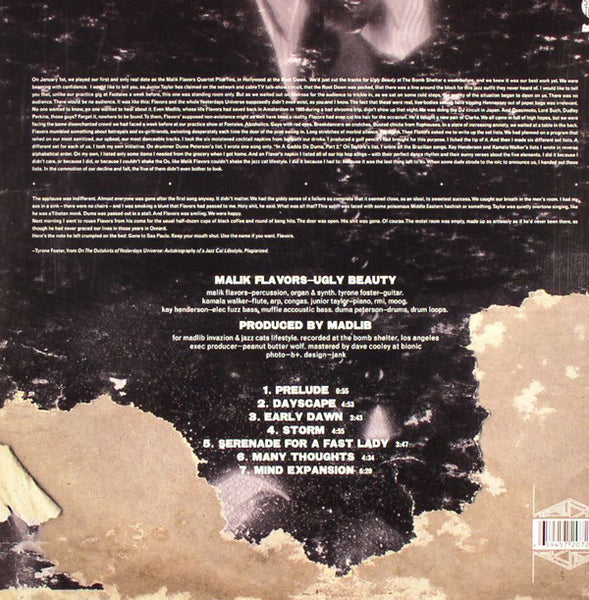 Malik Flavors : Ugly Beauty (12", EP)