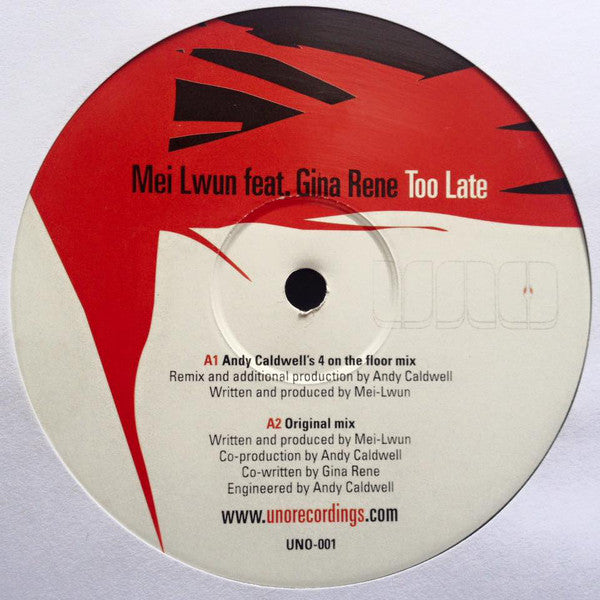 Mei Lwun : Too Late (12")