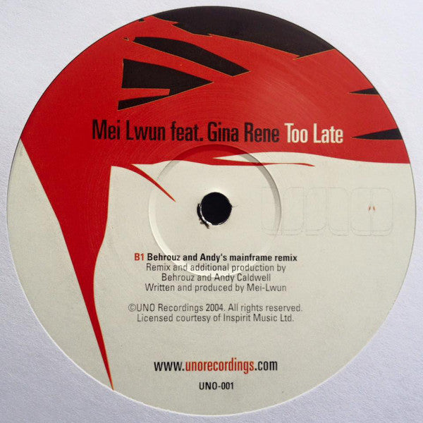 Mei Lwun : Too Late (12")