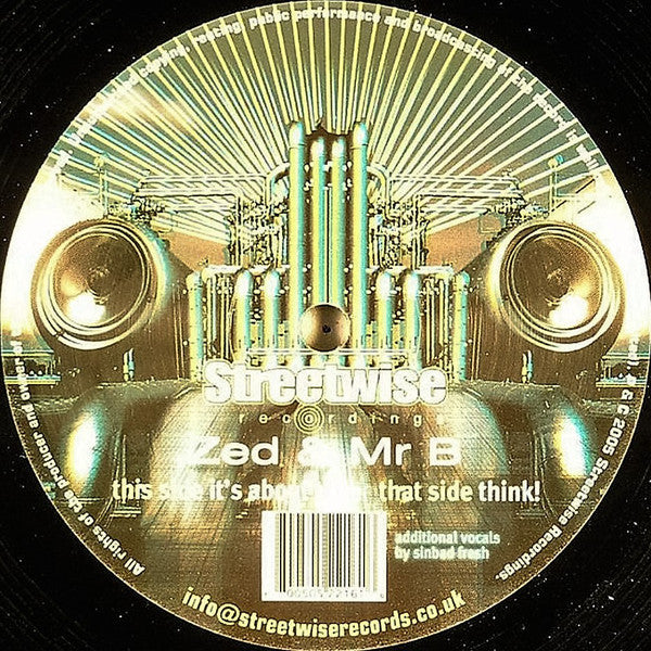 Zed & Mr B : It's About Time / Think! (12")