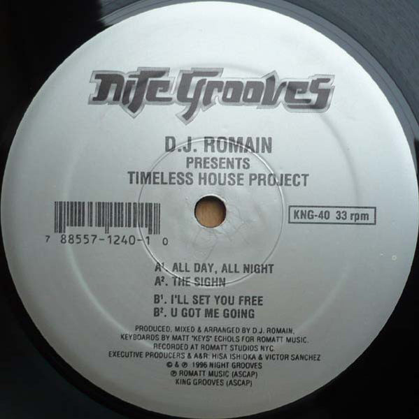 D.J. Romain* : Timeless House Project (12")