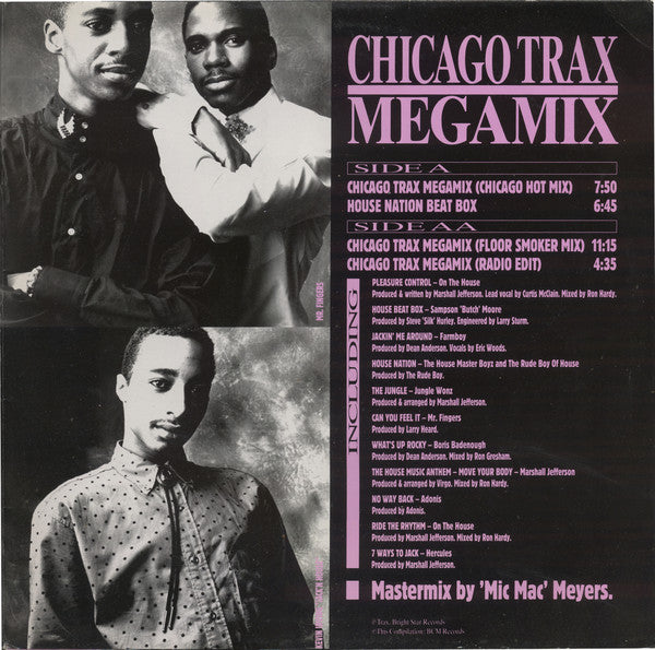 Various : Chicago Trax Megamix (LP, Mixed, Gat)