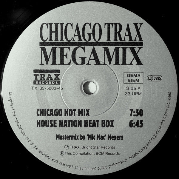 Various : Chicago Trax Megamix (LP, Mixed, Gat)