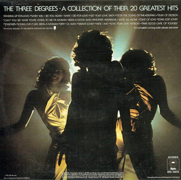 The Three Degrees : A Collection Of Their 20 Greatest Hits (LP, Comp)