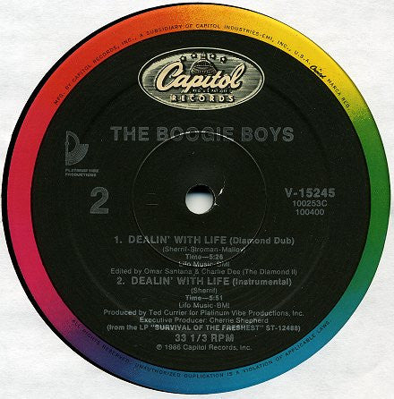 The Boogie Boys* : Dealin' With Life (12", Single)