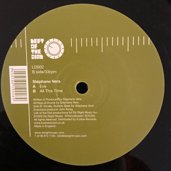 Stéphane Vera : Eve (12")