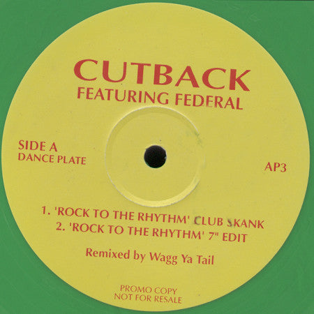 Cutback : Rock To The Rhythm (12", Promo, Gre)