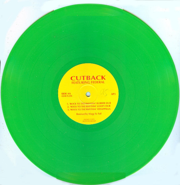 Cutback : Rock To The Rhythm (12", Promo, Gre)
