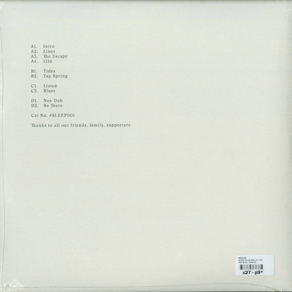 Medlar : Sleep (2xLP + CD)