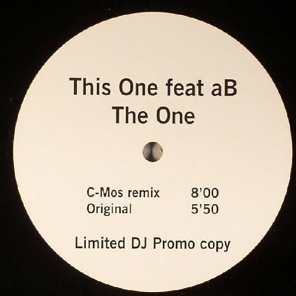 This One Feat. Ab : The One (C-Mos Remix) (12", Ltd, Promo)