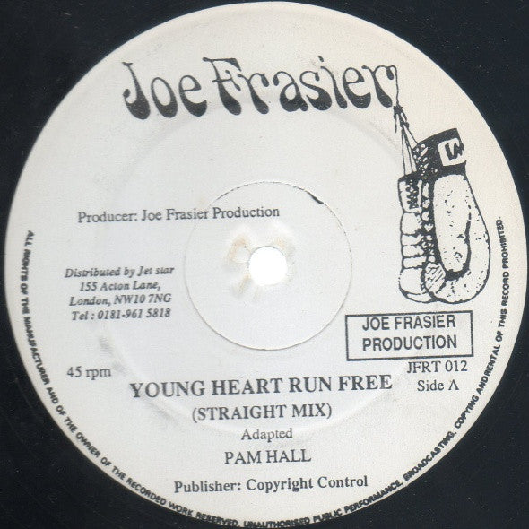 Pam Hall : Young Heart Run Free (12", Maxi)