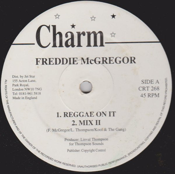 Freddie McGregor : Reggae On It (12")