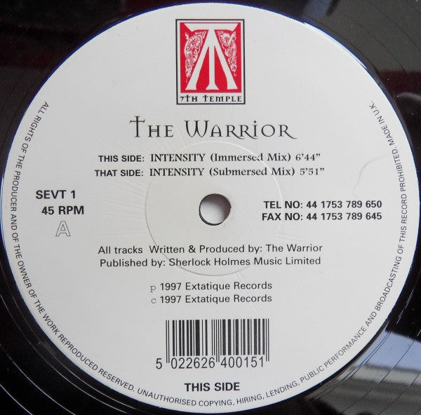 The Warrior (2) : Intensity (12")