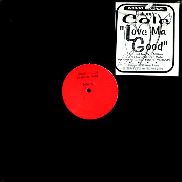 Deborah Cole* : Love Me Good (12", Promo, W/Lbl)
