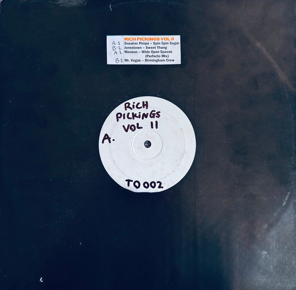 Various : Rich Pickings Vol. II (12", Comp, Unofficial, W/Lbl)